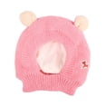 thumbnail image 3 of Sombrero de disfraz de gato con orejas gruesas y adorables para mascotas pequeñas, orejeras para fiesta Rosa, 3 of 8