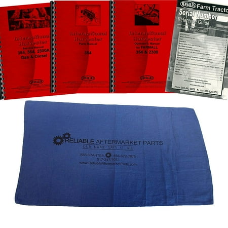 Case International Repair Manual - New Tractor Manual Kit For Case IH International Harvester 354 364 2300A