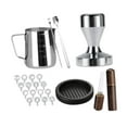 thumbnail image 3 of Kit de accesorios de espresso jarra de espuma, cuchara de café, acero inoxidable, manipulador de café 51 mm de manipulación de café espresso para bar, 3 of 9