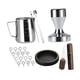 thumbnail image 3 of Kit de accesorios de espresso jarra de espuma, cuchara de café, acero inoxidable, manipulador de café 51 mm de manipulación de café espresso para bar, 3 of 9