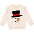 thumbnail image 2 of Inktastic Snowman with Top Hat and Carrot Nose Toddler Sweatshirt, 2 of 4