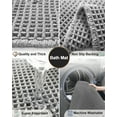 thumbnail image 2 of Sanmadrola Bathroom Rugs Non Slip Super Absorbent Bath Mat Shower Mat Upgraded Waffle Texture, 2 of 7