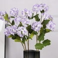 thumbnail image 4 of Clearance Under $10 Artificial flowers, Artificial Hydrangea Flowers Hydrangea Flowers For Wedding Centerpieces Bouquets DIY Floral Decor Home Decoration With Stems, 4 of 6