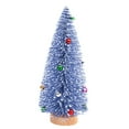 thumbnail image 3 of Árbol de Navidad artificial de mesa, árbol de Navidad de escritorio para estantes de festivales y bares. Azul 20cm, 3 of 9