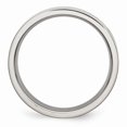 thumbnail image 2 of Stainless Steel Flat 5mm Polished Band Ring - Size 11, 2 of 2