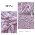 thumbnail image 6 of Eespoir Solid Color Winter Blanket, Fuzzy Blanket Queen Size for Bed, Blanket Full Jacquard Shaggy, Soft Cozy Blanket, Fleece Thick Warm Blanket, for Home Office, 40"×60", 6 of 6