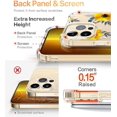 thumbnail image 4 of Case Compatible With Iphone 13 Pro Max 6.7 Inch 2021, Clear Floral Soft（Sunflowers Yellow）, 4 of 5