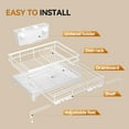 thumbnail image 6 of VFDTBUHN Dish Drying Rack - Expandable Dish Rack  Large Capacity Dish Drainer for Kitchen Counter  Rust-Proof with Utensil Holder  Black, 6 of 6