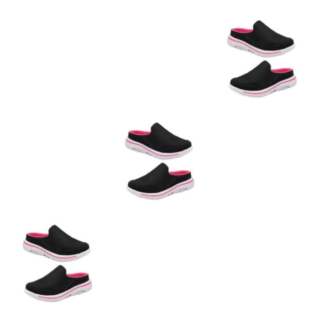 Qarigey 1 par de toboganes portátiles para mujer, zapatillas de tacón plano para fiesta de verano, sandalias con suela EVA para exteriores, Type1 NO1