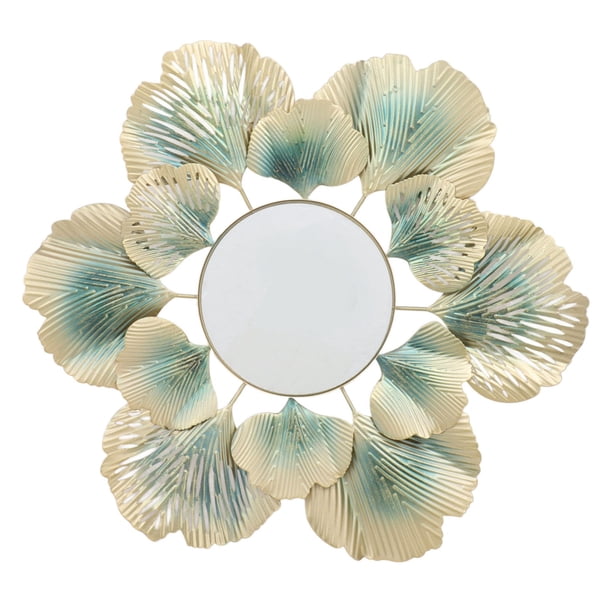 Espejos decorativos de pared BuyWeek Espejos de pared con hojas de ginkgo