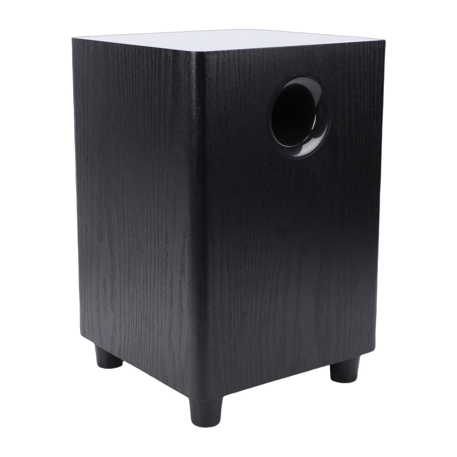 100W Passive Subwoofer Speaker, 6.5" Home Theater Subwoofers for Studio, Movies, Music, Gaming, Big Bass in Compact Design & Plug and Play, Easy Setup, Black