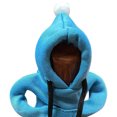 thumbnail image 2 of Funda Para Palanca De Cambios De Coche Con Capucha Sudadera con capucha para palanca de cambios de coche, divertida camisa con perilla de cambio de marchas (bola de piel azul), 2 of 7