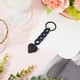thumbnail image 4 of Llavero con corazones negros para mujer, de aleación acrílica, estilo gótico, con forma de corazón, ideal como decoración., 4 of 6