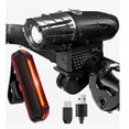 thumbnail image 1 of Luces Delanteras y Traseras LED USB Recargable IPX5 para Bicicleta Modelo Negro, 1 of 4