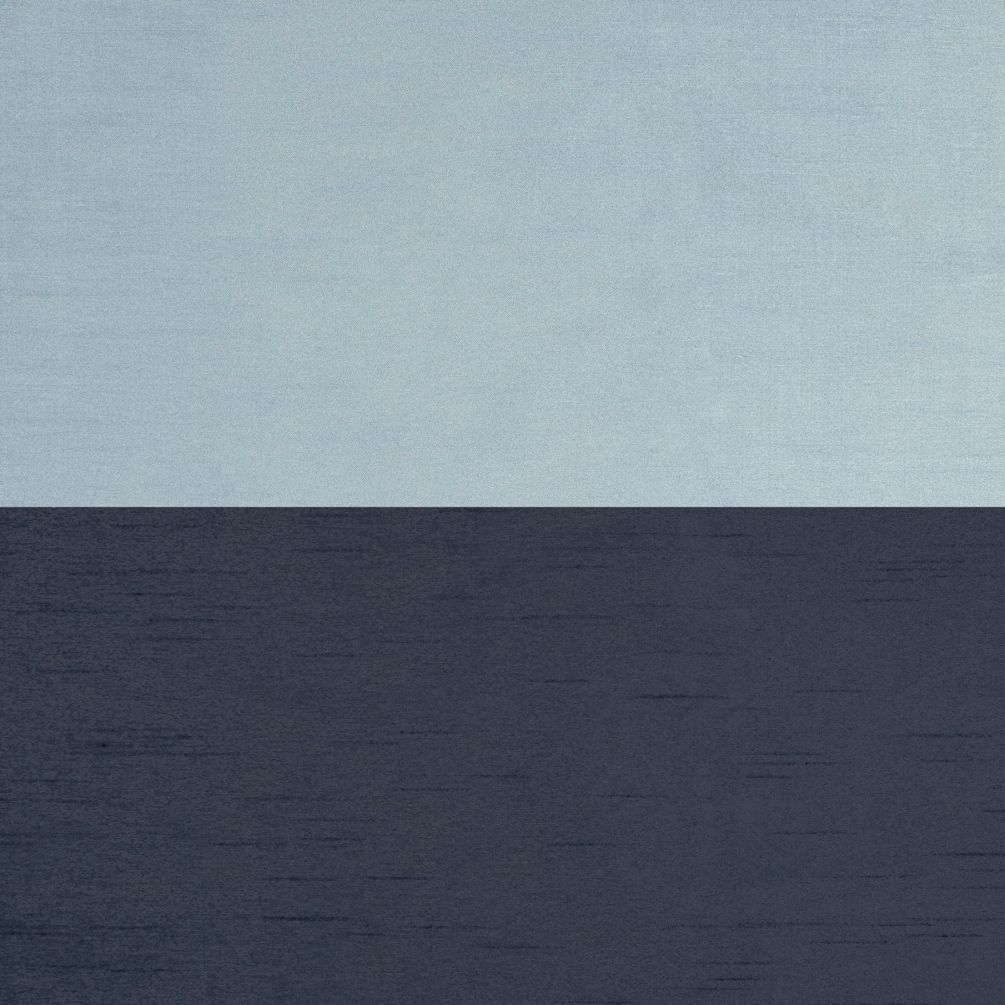 Exclusive Home Curtains Chateau Striped Faux Silk Grommet Top Curtain Panel Pair, 54x63, Indigo
