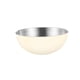 thumbnail image 5 of Cuencos para hornear ensaladas Recipiente de alimentos de acero inoxidable irrompible Tazones para sopa Mezclar 22cm Blanco, 5 of 9