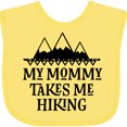 thumbnail image 3 of Inktastic Hiker Mommy Takes Me Hiking Boys or Girls Baby Bib, 3 of 4