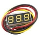thumbnail image 3 of Probador voltaje digital 3 cables 0-100 V Mini voltímetro 0 28 pulgadas () Amarillo, 3 of 4