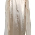 thumbnail image 7 of Elegant Women's Flowy Chiffon Swing Dress with Round Neck Loose Fit Mid-Length Robe, 7 of 7