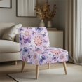 thumbnail image 3 of HELLHERO Butterfly Datura Flower Armless Accent Chair Cover, Dustproof Elastic Bottom Armless Accent Chair Protector for Dining Room Office, 3 of 8