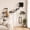 Black, variant on Beige Wall-Mounted Cat Climber Set With Shelves, House, Bridge, Steps And Scratcher