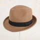 thumbnail image 1 of Gorro de lana para mujer, pequeño gorro de invierno para exteriores, cálido, estilo jazz, cómodo, multicolor, sencillo, 1 of 6
