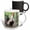 Multicolor, variant on 3drose, Rooster, Farm Animal, Dupilo, Montenegro - Eu47 Pka0045 - Per Karlsson, 11oz Two-tone Green Mug
