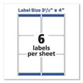 thumbnail image 5 of "Shipping Labels W/ Trueblock Technology, Laser Printers, 3.33 X 4, White, 6/sheet, 100 Sheets/box | Bundle of 2 Boxes", 5 of 5