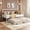 White, variant on Twin Size Metal Daybed with Pull-Out Trundle - 450 lbs Capacity Sofa Bed Frame, Textured Black Finish, No Box Spring, Classic Headboard for Guest Room, Living Room, Office
