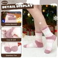 thumbnail image 6 of UNEEI Fuzzy Socks for Women, Cozy Fluffy Winter Warm Slipper Socks , 6 Pair Colorful Fluffy Socks for Home Sleeping, 6 of 8