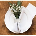 thumbnail image 6 of Morden White Real Marble Napkin Rings For Kitchen/Wedding - 48 Pieces, 6 of 6
