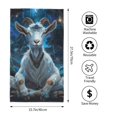 thumbnail image 2 of Pofeuu Forest Meditating Goat Print Hand Towel 27.5" x 16" Soft Absorbent Towel for Bathroom SPA Gym Hotel, 2 of 6