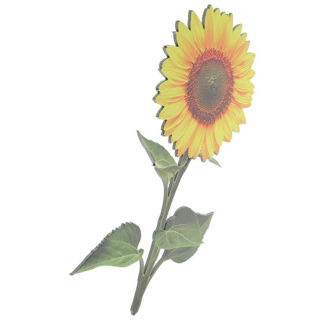 Vibrant Acrylic Sunflower Garden Stake Ornament for Outdoor Decoration Durable Lawn Display Sign for Parties and Events