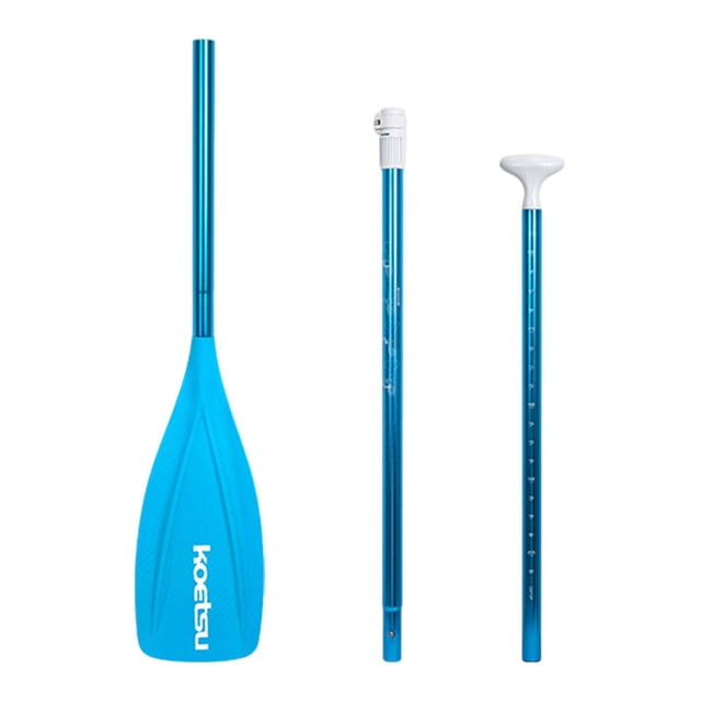 fastboy Kayak Paddle Adjustable Paddle Board Paddle Boat Blue Rafting Canoeing Rubber for
