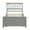 Gray, variant on Nmkwnr Twin Size Platform Bed with Trundle for Home, Bedroom, Gray