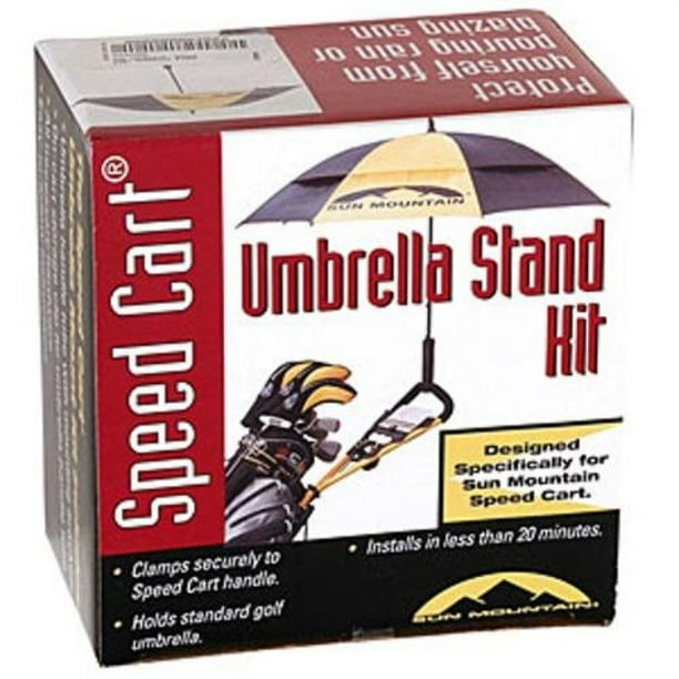 sun mountain speed cart umbrella holder kit black