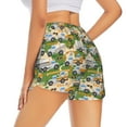 thumbnail image 3 of Goofa Construction Machinery1 Printed Women 2 in 1 Running Shorts,Quick Dry Athletic Workout Shorts,High Waisted Athletic Shorts with Liner Pockets-X-Large, 3 of 9