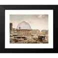 thumbnail image 2 of Henri Ferdinand Bellan 18x14 Black Modern Framed Museum Art Print Titled - The Demolition of the Wheat Hall (1888), 2 of 5