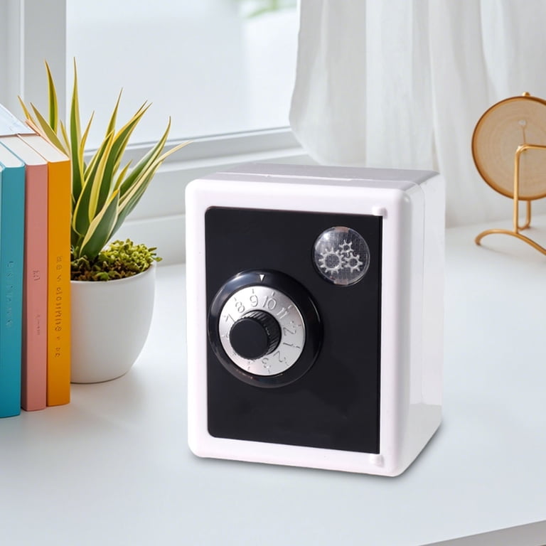 Kids Password Lock Money Box Toy - Mini Safe Piggy Bank for