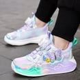 thumbnail image 5 of Willtoo Girls Kid's Butterfly Running Sneaker Tennis Mesh Athletic School Gym Lace-up Walking Shoes for Toddler/Little Kid/Big Kid, 5 of 6