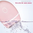 thumbnail image 3 of Afeitadora eléctrica para mujer: compacta, inalámbrica, para usar en seco y húmedo, con doble recortador para una piel suave y rápida, ideal para la línea del bikini y para viajes. BEAUTISILK (rosa), 3 of 5