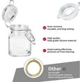 thumbnail image 3 of RUseeN 12 Pieces 3.75 Inches Silicone Jar Gaskets Replacement Silicone Seals Airtight Gasket Sealing Rings for Regular Mouth Canning Jar (White), 3 of 7