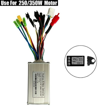 

24-48V 17A 250/350W Sine Wave Controller+S866 Display For Electric Scooter Ebike