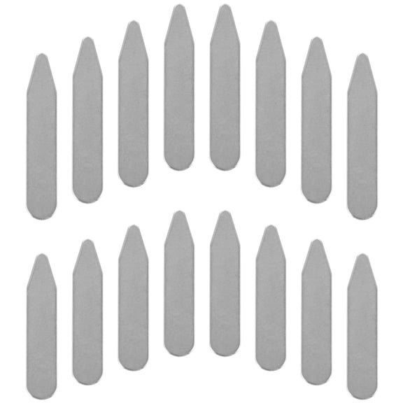 TABLZONE 16Pcs Collar Stays for Men Shirt Collar Durable Metal Formal Use
