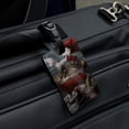 thumbnail image 4 of The Sentinel Dragon Viking Fantasy Rectangle Leather Luggage Card Suitcase Carry-On ID Tag, 4 of 8
