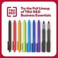 TRU RED Retractable Quick Dry Gel Pens Med Point 0.7mm Red Dozen