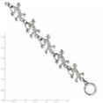 thumbnail image 3 of Stainless Steel Vintage Lizards 8.5 Inch Toggle Bracelet Animal, 3 of 7