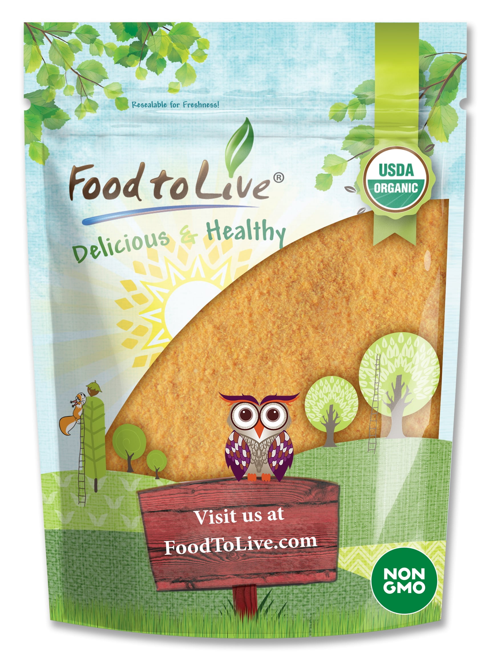 Organic Papaya Powder, 0.75 Pounds  Non-GMO, Raw, Kosher, Vegan  by Food to Live