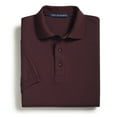 thumbnail image 7 of Yellow Rooster Male Silk Touch Polo Men Extended T-Shirts Maroon 3XL, 7 of 7