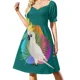 thumbnail image 3 of ¡Jajaja! ¡Me encontraste! Vestido de manga corta. Vestidos de verano para mujer. Vestido de verano para mujer., 3 of 7